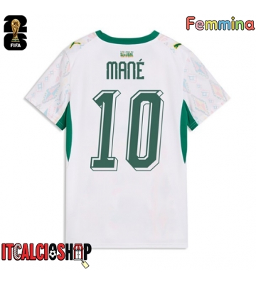 Senegal Sadio Mane #10 Prima Maglia Femmina Mondiali 2026 Manica Corta
